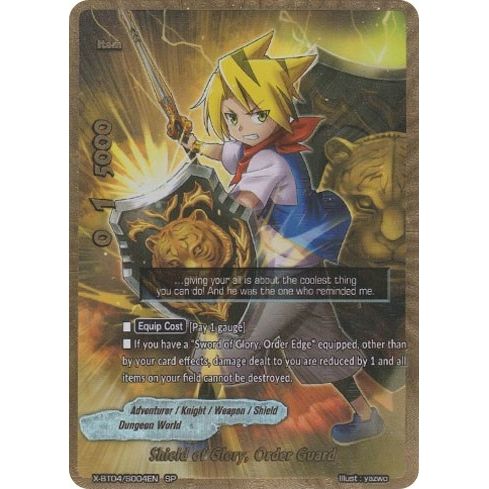 Image for Shield of Glory, Order Guard (SP) (X-BT04/S004EN) (X-BT04) - Future Card BuddyFight