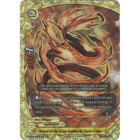 Image for Sword of the King Scabbard, Surtr Cross (X-BT04/0016EN) (X-BT04) - Future Card BuddyFight