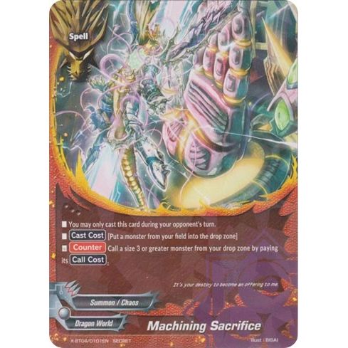 Image for Machining Sacrifice (Secret) (X-BT04/0101EN) (X-BT04) - Future Card BuddyFight