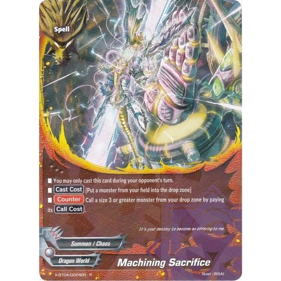 Image for Machining Sacrifice (X-BT04/0024EN) (X-BT04) - Future Card BuddyFight