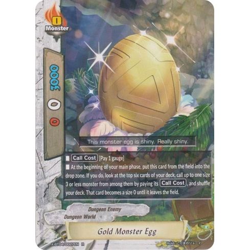 Image for Gold Monster Egg (X-BT04/0027EN) (X-BT04) - Future Card BuddyFight