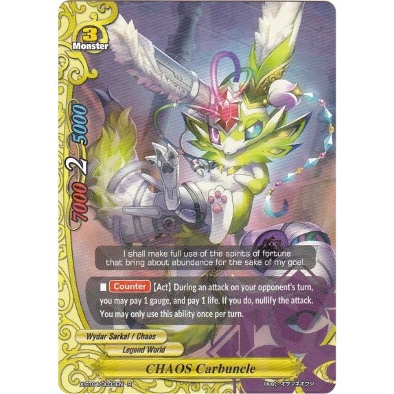 Image for CHAOS Carbuncle (X-BT04/0033EN) (X-BT04) - Future Card BuddyFight