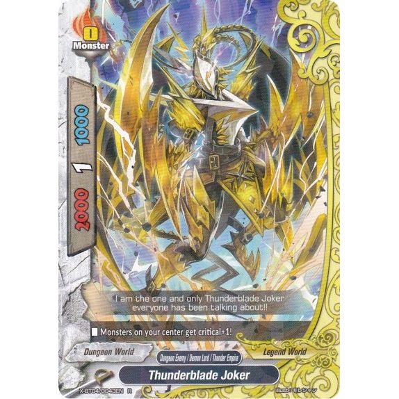 Image for Thunderblade Joker (X-BT04/0043EN) (X-BT04) - Future Card BuddyFight
