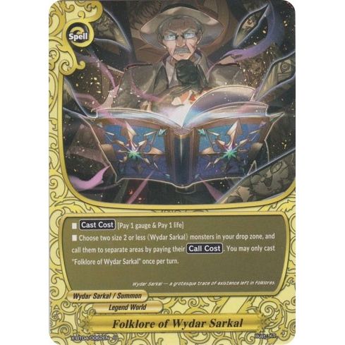 Image for Folklore of Wydar Sarkal (X-BT04/0062EN) (X-BT04) - Future Card BuddyFight