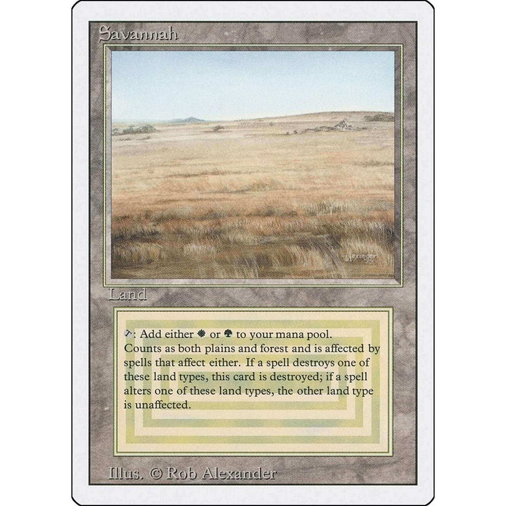 Image for Savannah (3ED) - Magic: The Gathering
