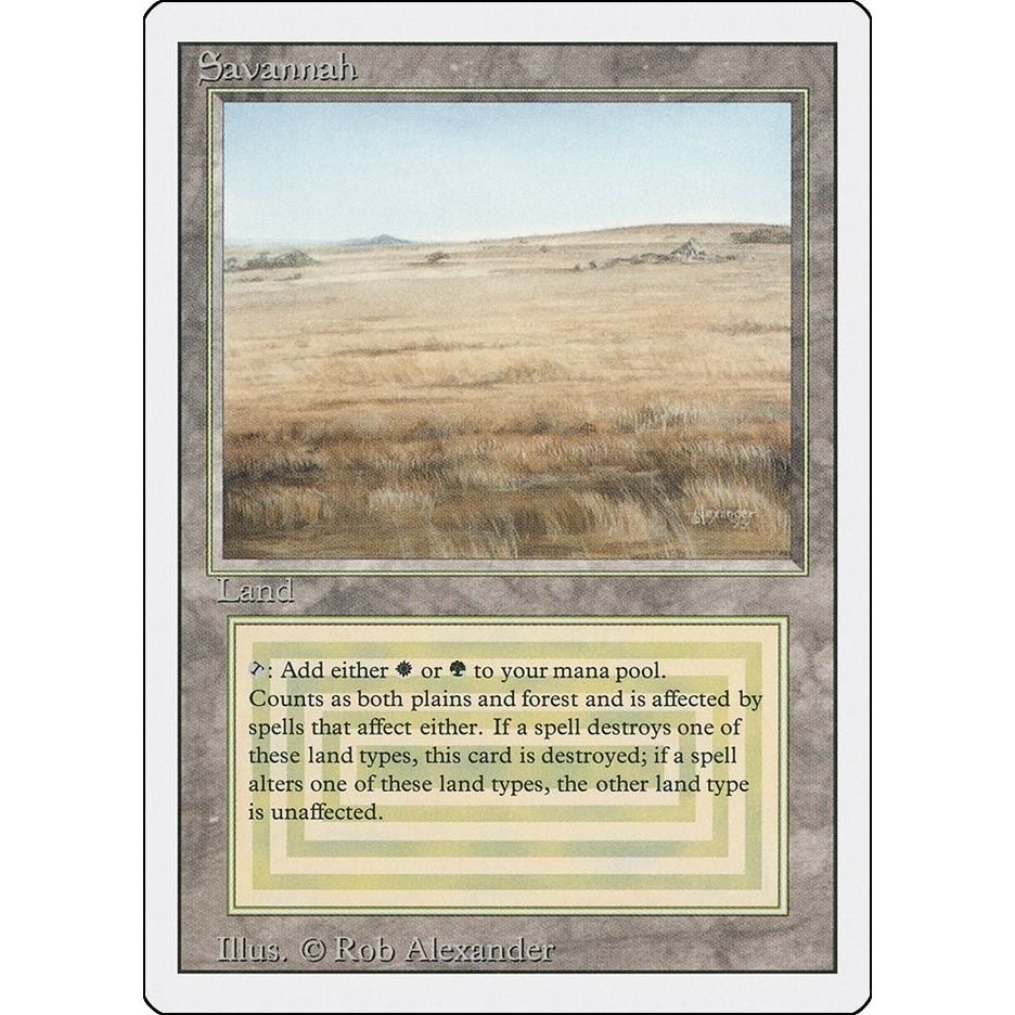 Image for Savannah (3ED) - Magic: The Gathering