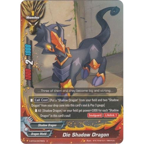 Image for Die Shadow Dragon (X-BT04/0076EN) (X-BT04) - Future Card BuddyFight
