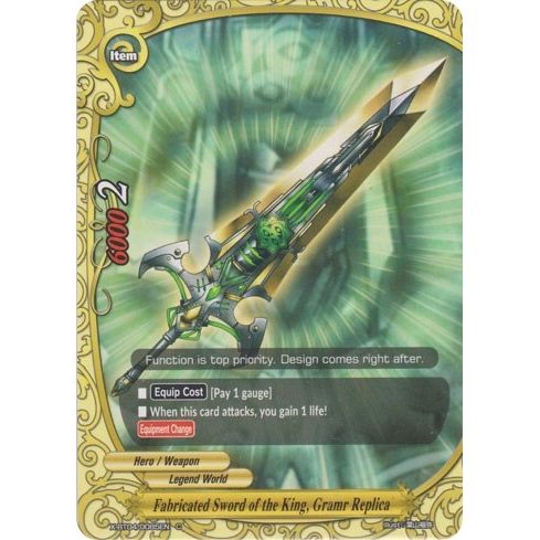 Image for Fabricated Sword of the King, Gramr Replica (X-BT04/0085EN) (X-BT04) - Future Card BuddyFight