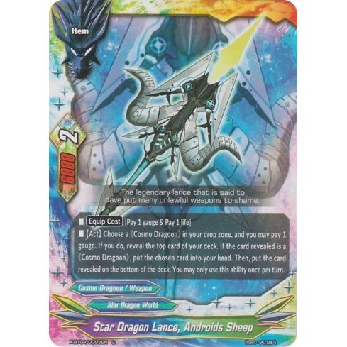 Image for Star Dragon Lance, Androids Sheep (X-BT04/0093EN) (X-BT04) - Future Card BuddyFight