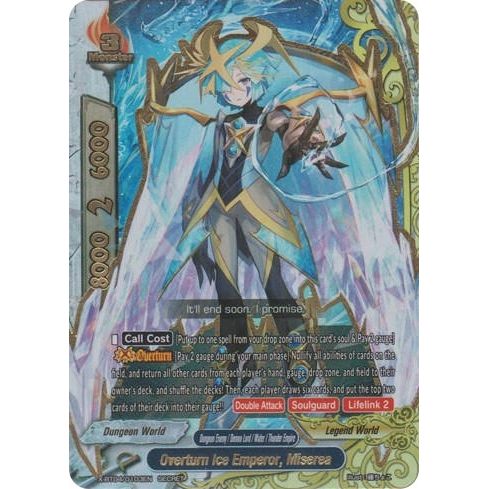 Image for Overturn Ice Emperor, Miserea (Secret) (X-BT04/0103EN) (X-BT04) - Future Card BuddyFight
