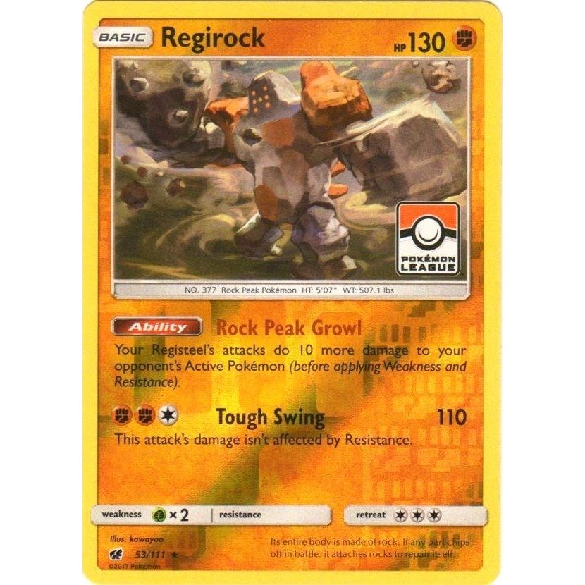 Image for Regirock - 53/111 (Pokemon League) (053/111) (PR) - Pokemon