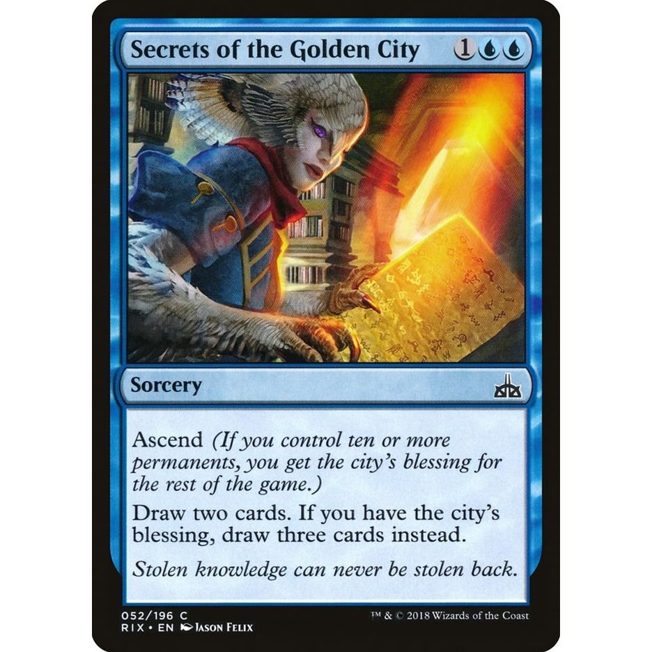 Image for Secrets of the Golden City (52) (RIX) - Magic: The Gathering