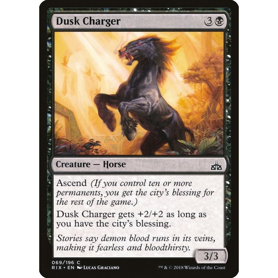 Image for Dusk Charger (69) (RIX) - Magic: The Gathering