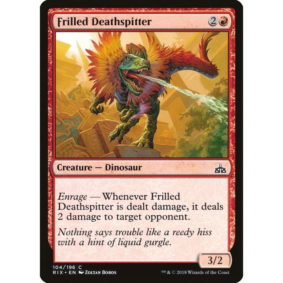 Image for Frilled Deathspitter (104) (RIX) - Magic: The Gathering