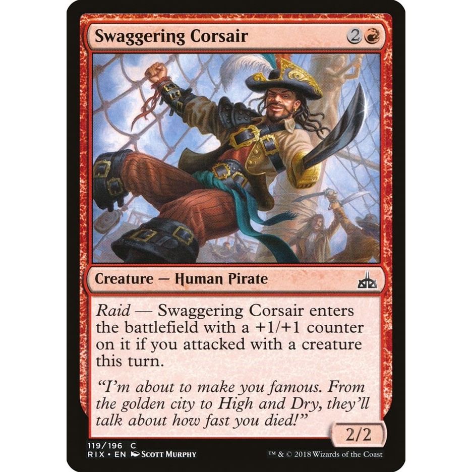 Image for Swaggering Corsair (119) (RIX) - Magic: The Gathering