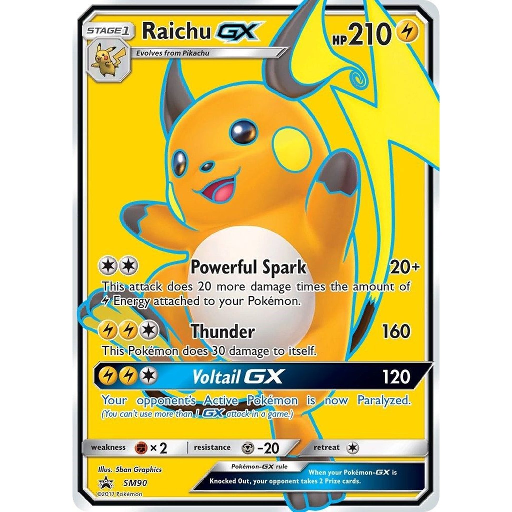 Image for Raichu GX - SM90 (SM90) (SMP) - Pokemon