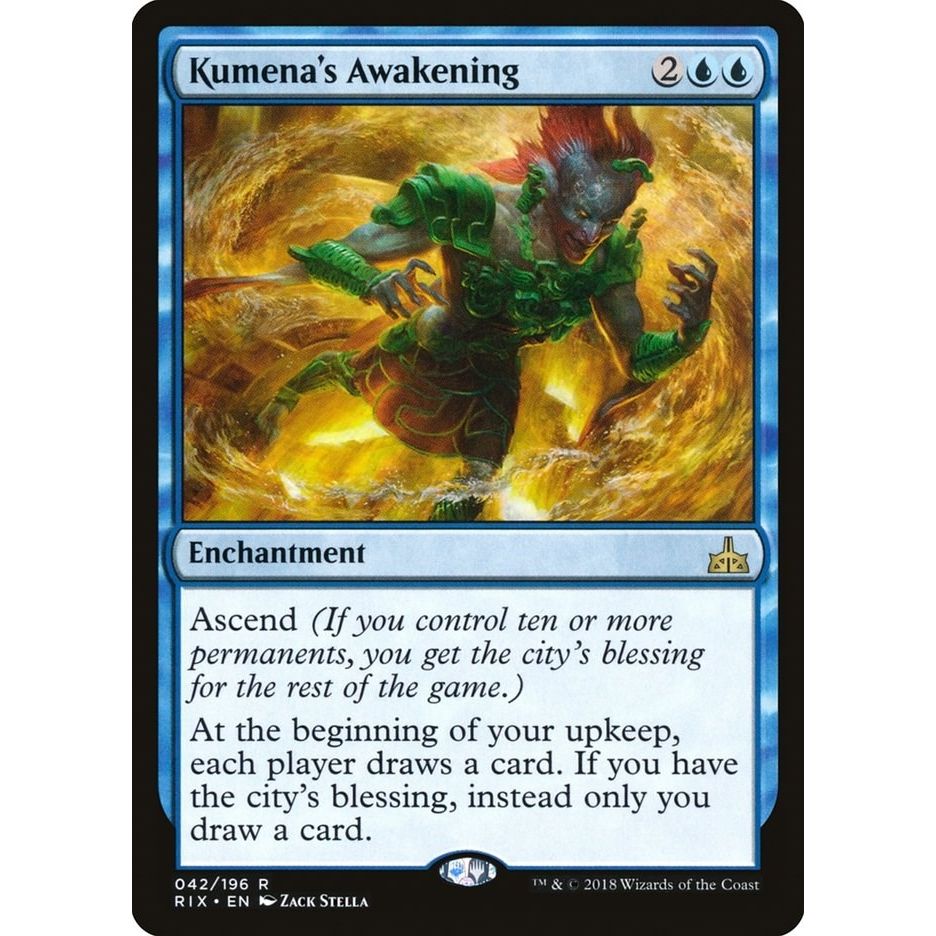 Image for Kumena's Awakening (42) (RIX) - Magic: The Gathering