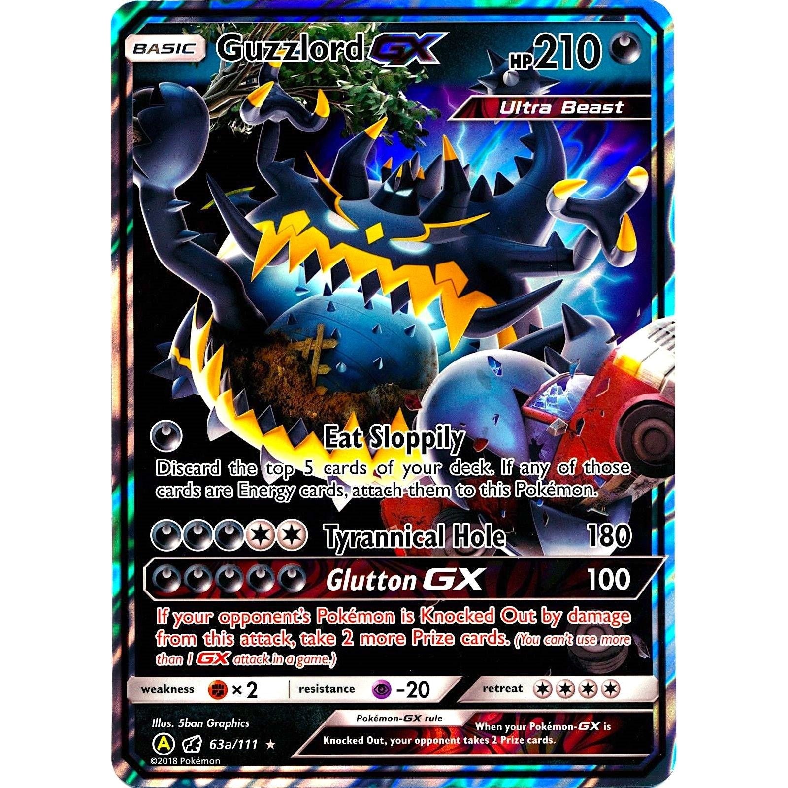 Image for Guzzlord GX - 63a/111 (063a/111) (PR) - Pokemon