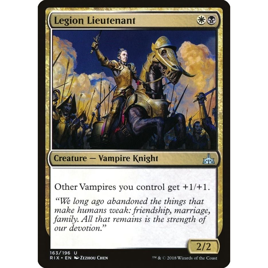 Image for Legion Lieutenant (163) (RIX) - Magic: The Gathering