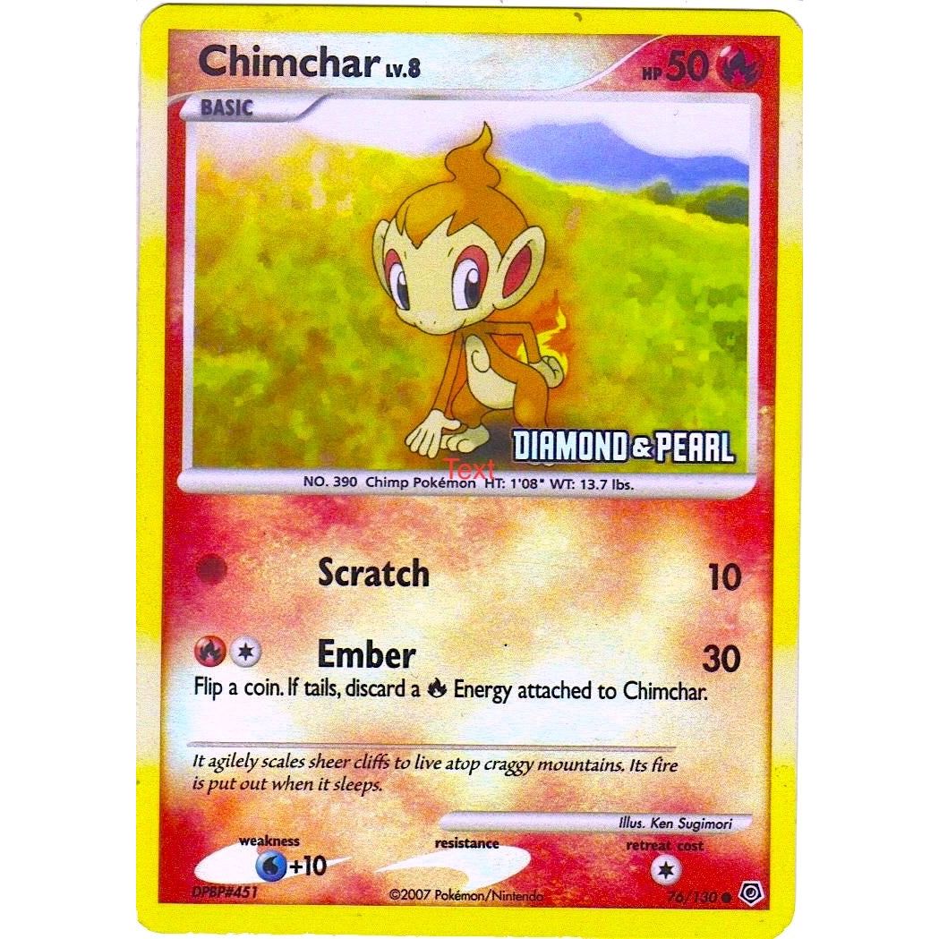 Image for Chimchar - 76/130 [Diamond & Pearl] (076/130) (BKP) - Pokemon