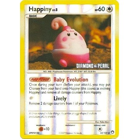 Image for Happiny - 52/123 [Diamond & Pearl] (052/123) (BKP) - Pokemon
