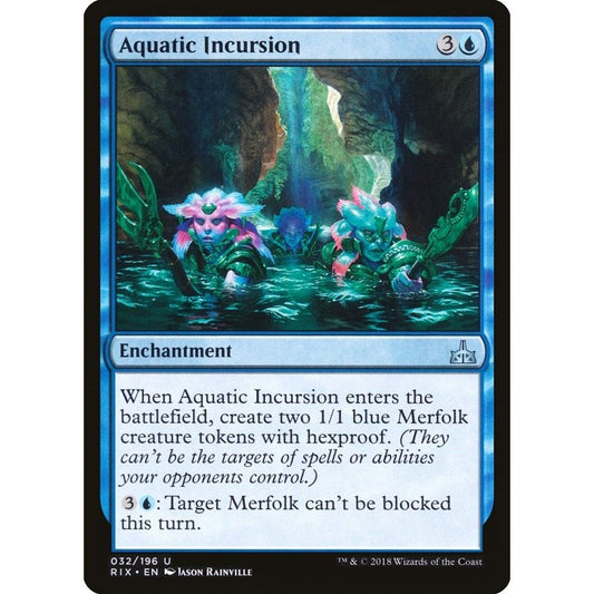Image for Aquatic Incursion (32) (RIX) - Magic: The Gathering