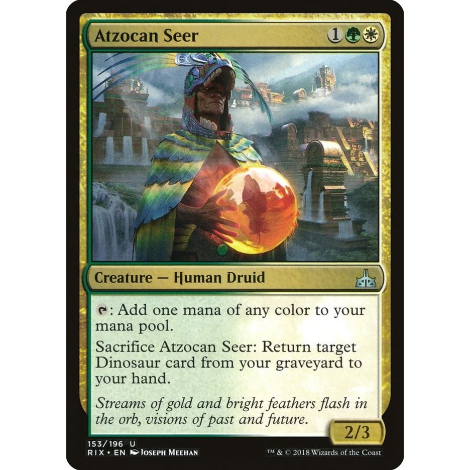 Image for Atzocan Seer (153) (RIX) - Magic: The Gathering