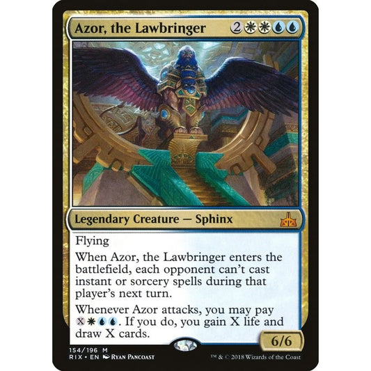 Image for Azor, the Lawbringer (154) (RIX) - Magic: The Gathering