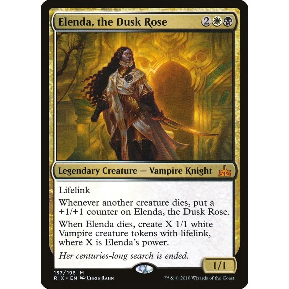Image for Elenda, the Dusk Rose (157) (RIX) - Magic: The Gathering