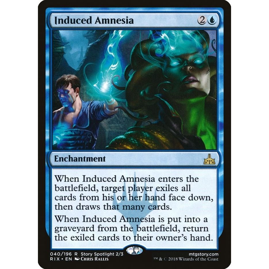 Image for Induced Amnesia (40) (RIX) - Magic: The Gathering