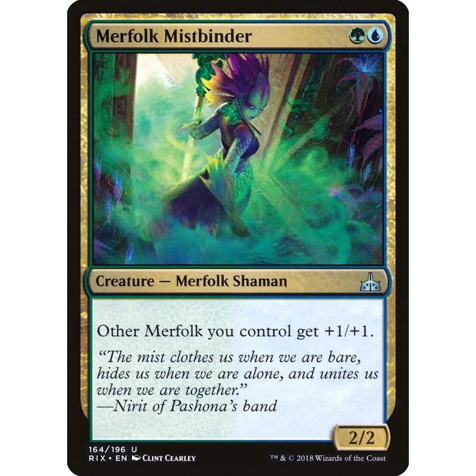 Image for Merfolk Mistbinder (164) (RIX) - Magic: The Gathering