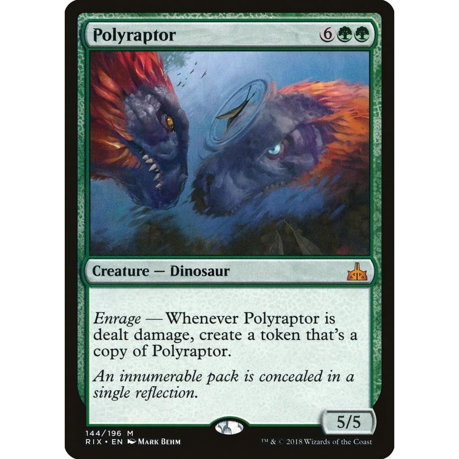 Image for Polyraptor (144) (RIX) - Magic: The Gathering