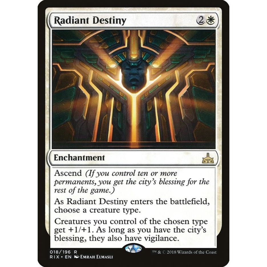 Image for Radiant Destiny (18) (RIX) - Magic: The Gathering