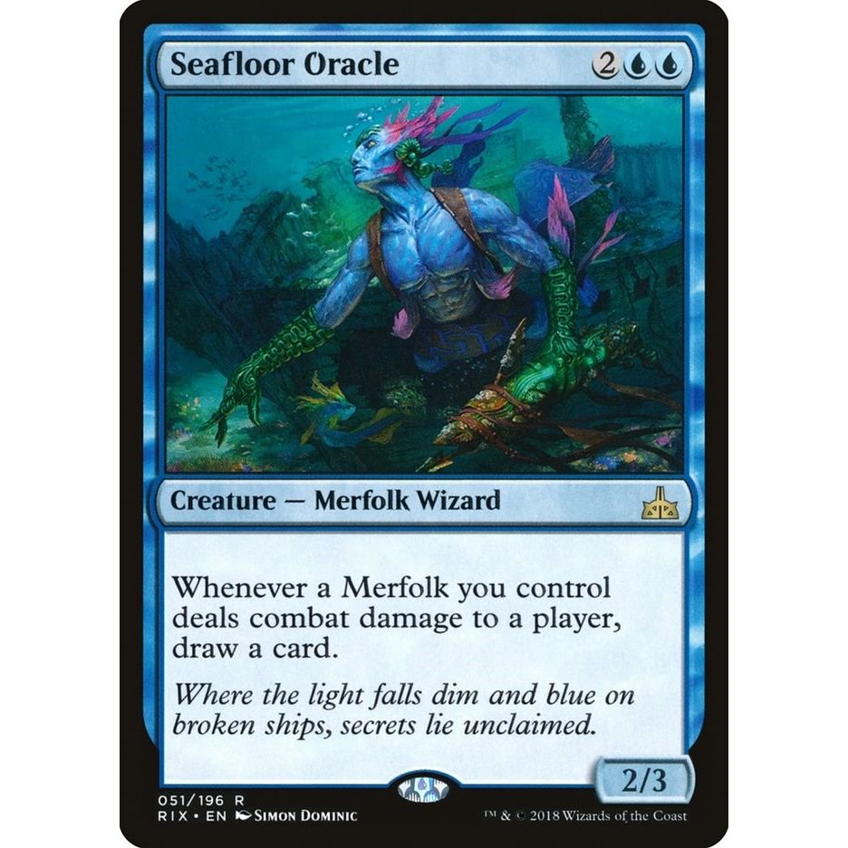 Image for Seafloor Oracle (51) (RIX) - Magic: The Gathering