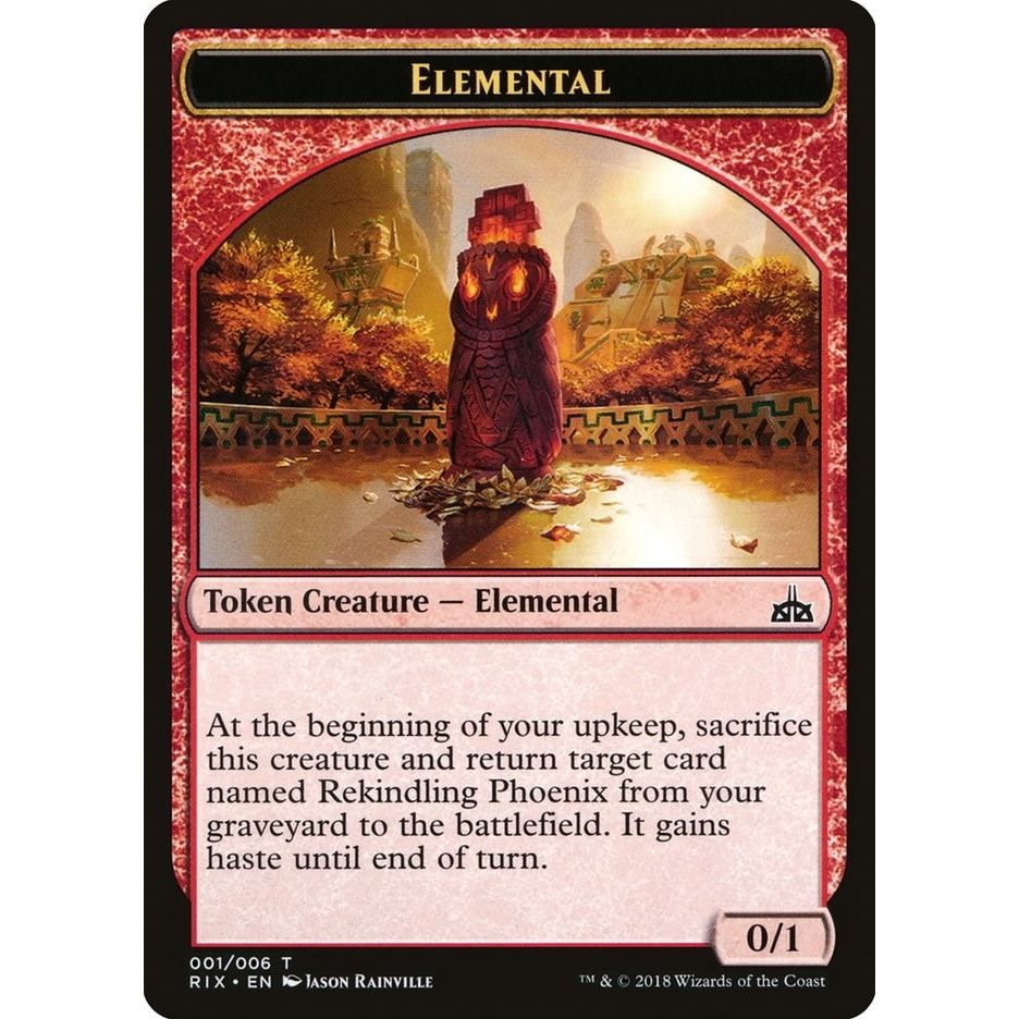 Image for Elemental Token (001) (1) (RIX) - Magic: The Gathering