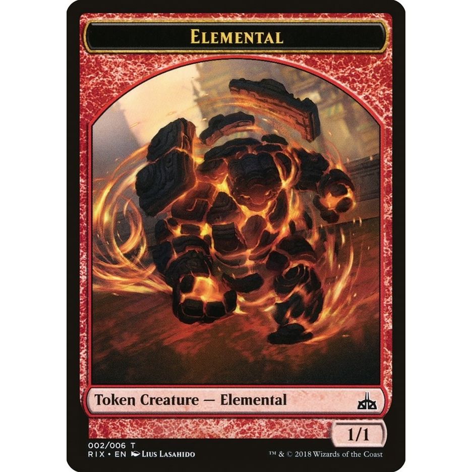 Image for Elemental Token (002) (2) (RIX) - Magic: The Gathering