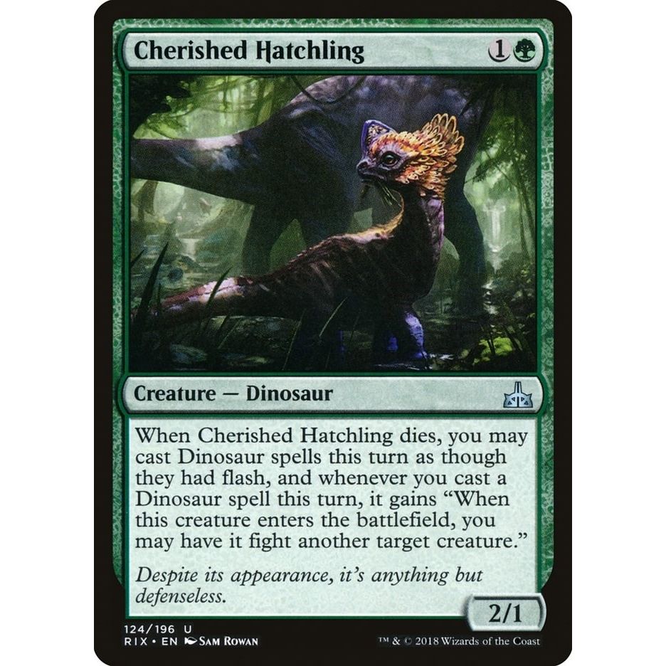 Image for Cherished Hatchling (124) (RIX) - Magic: The Gathering