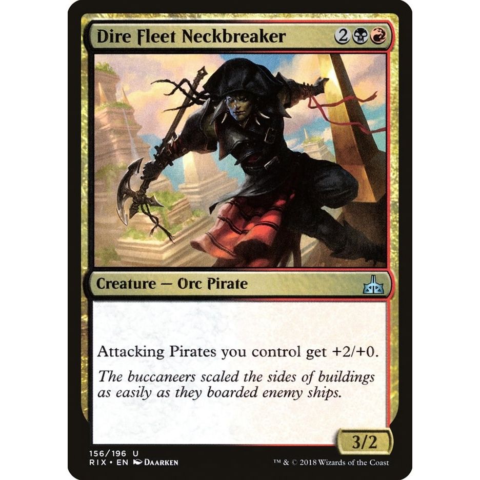 Image for Dire Fleet Neckbreaker (156) (RIX) - Magic: The Gathering