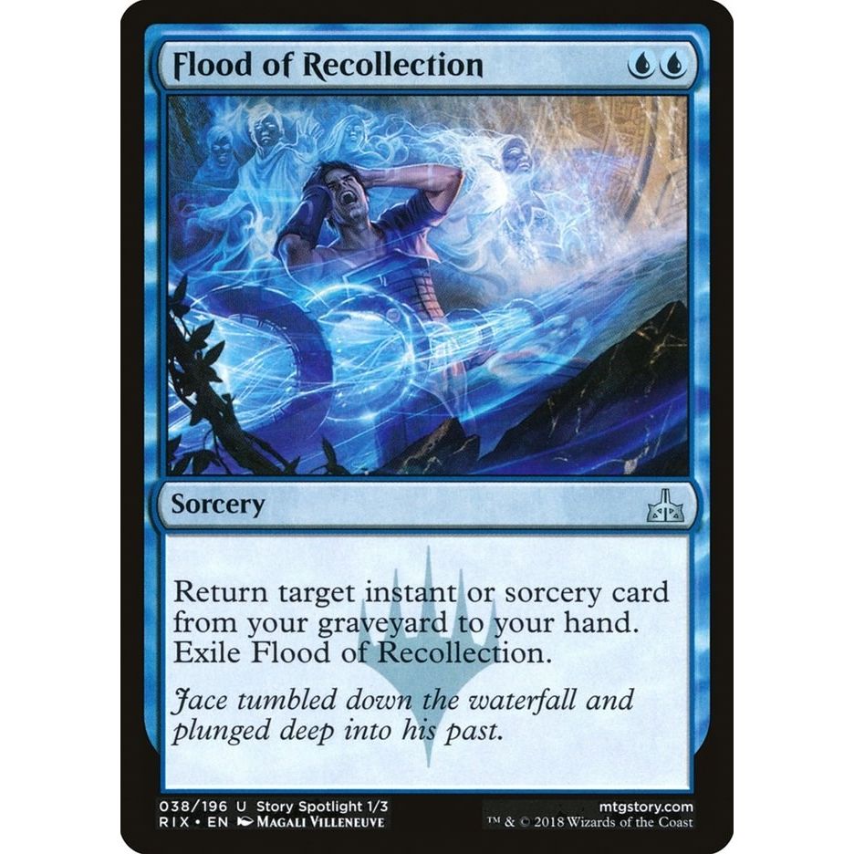 Image for Flood of Recollection (38) (RIX) - Magic: The Gathering