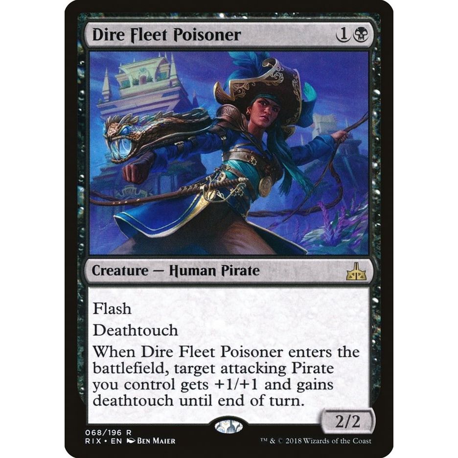 Image for Dire Fleet Poisoner (68) (RIX) - Magic: The Gathering