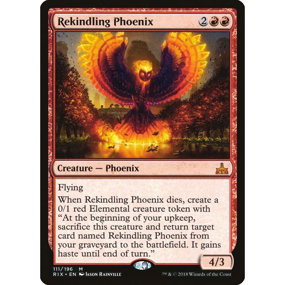 Image for Rekindling Phoenix (111) (RIX) - Magic: The Gathering