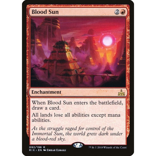 Image for Blood Sun (92) (RIX) - Magic: The Gathering