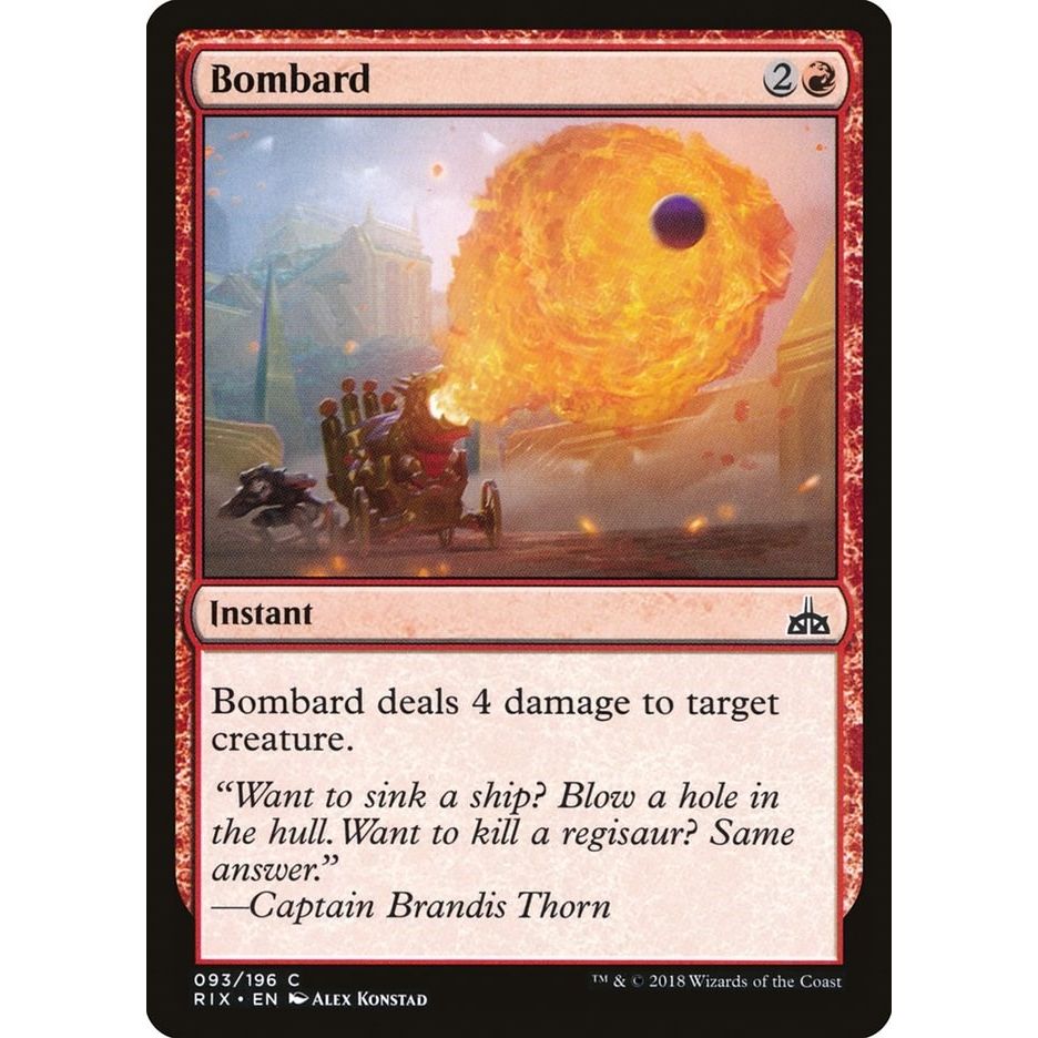 Image for Bombard (93) (RIX) - Magic: The Gathering