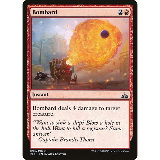 Image for Bombard (93) (RIX) - Magic: The Gathering