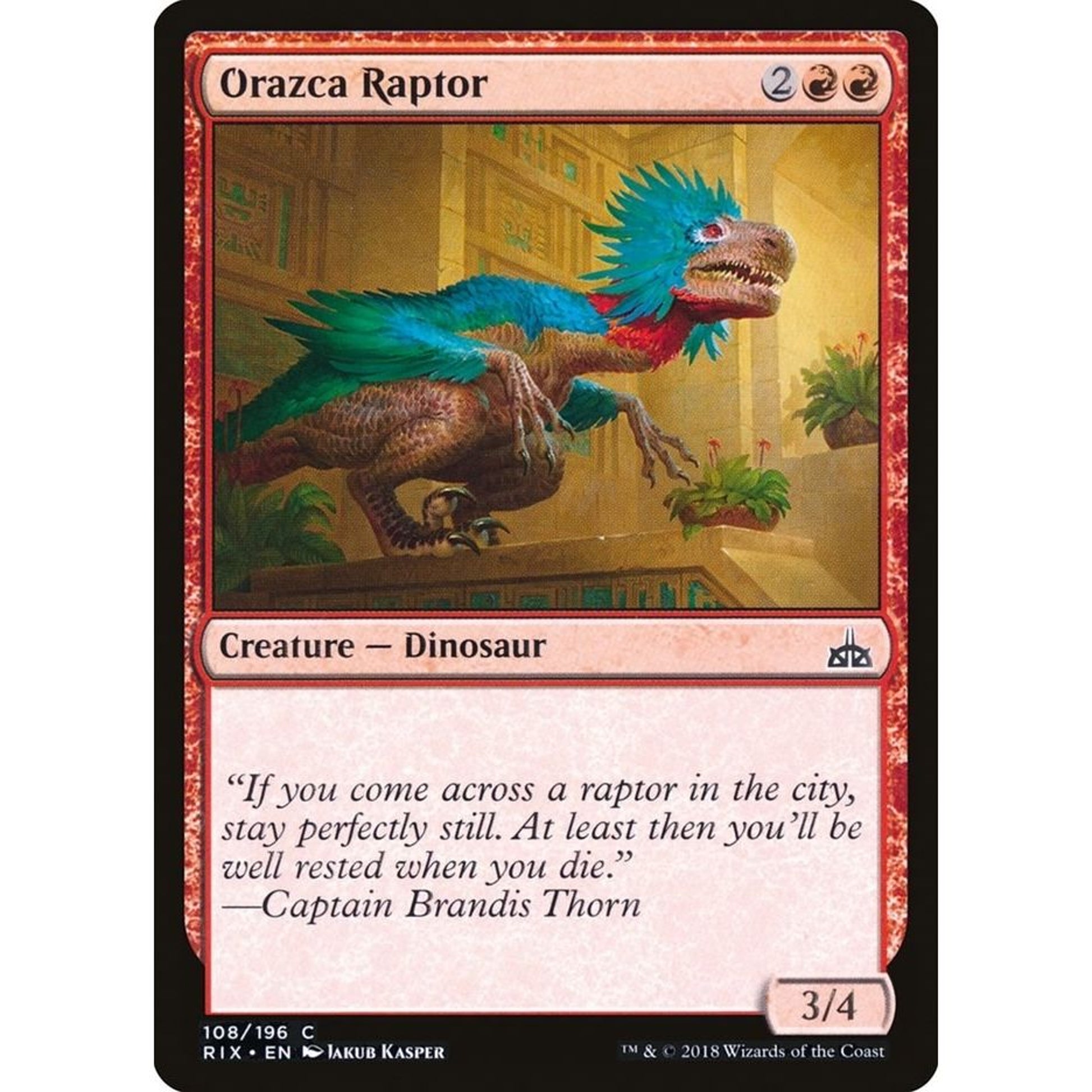 Image for Orazca Raptor (108) (RIX) - Magic: The Gathering