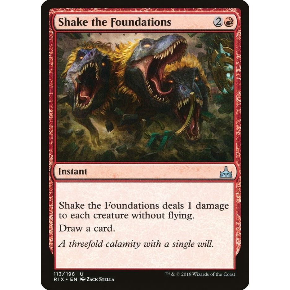 Image for Shake the Foundations (113) (RIX) - Magic: The Gathering