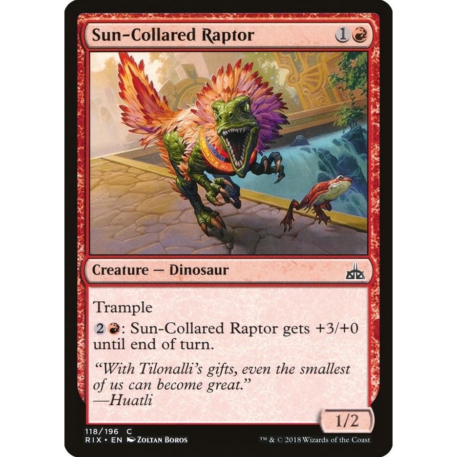 Image for Sun-Collared Raptor (118) (RIX) - Magic: The Gathering