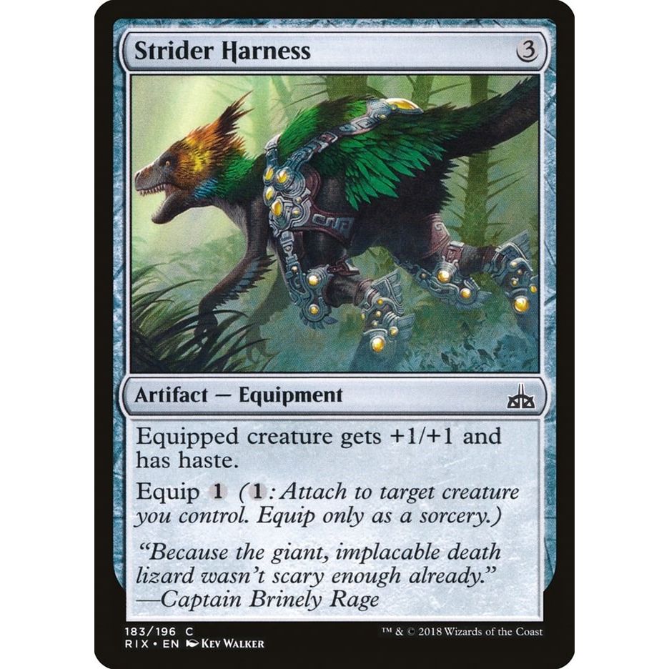 Image for Strider Harness (183) (RIX) - Magic: The Gathering