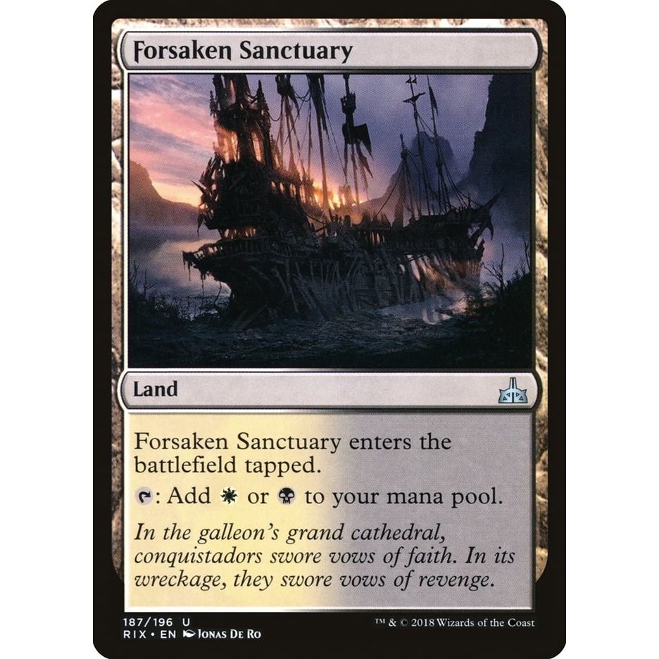 Image for Forsaken Sanctuary (187) (RIX) - Magic: The Gathering