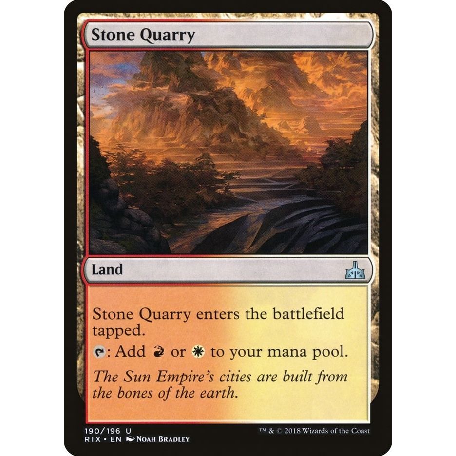Image for Stone Quarry (190) (RIX) - Magic: The Gathering